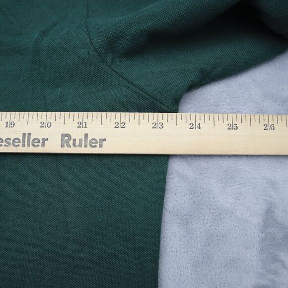 U.S. Polo Assn. Shirt Mens L Green USPA Large Orange Logo Short Sleeve Golf - Picture 6 of 16